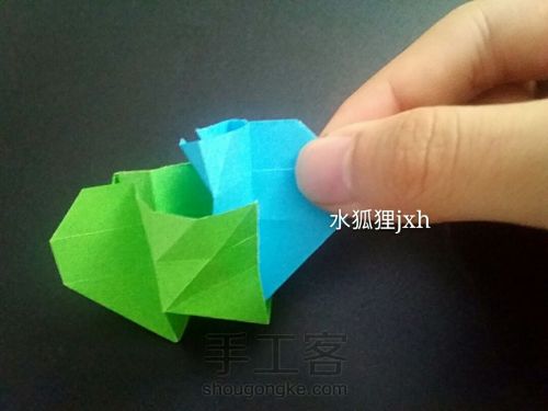 无限翻玩具组合折纸烟花（超详细）水狐狸jxh教程 第29步