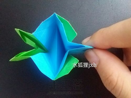 无限翻玩具组合折纸烟花（超详细）水狐狸jxh教程 第31步