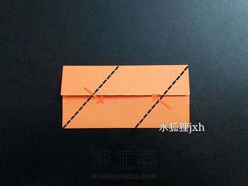 日本织锦组合折纸特别简单(超详细教程)水狐狸jxh教程 第5步