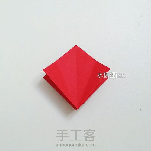 彼岸花折纸(超详细)水狐狸jxh教程 第12步