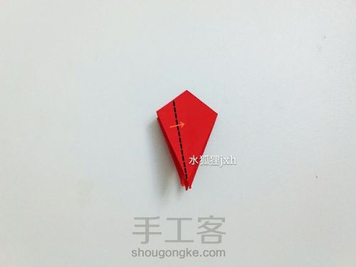 彼岸花折纸(超详细)水狐狸jxh教程 第18步