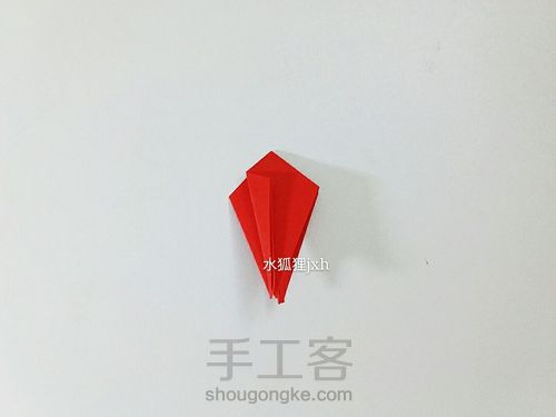 彼岸花折纸(超详细)水狐狸jxh教程 第19步