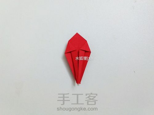 彼岸花折纸(超详细)水狐狸jxh教程 第25步