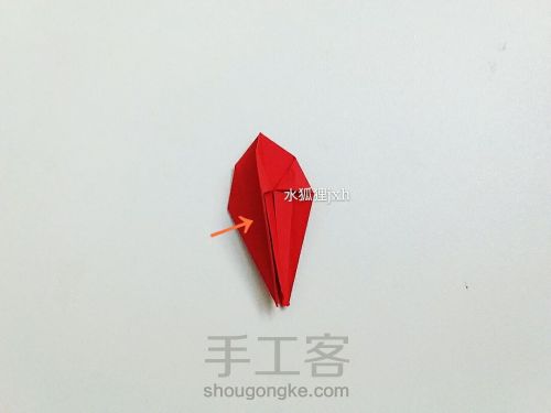 彼岸花折纸(超详细)水狐狸jxh教程 第26步