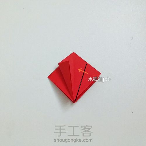 彼岸花折纸(超详细)水狐狸jxh教程 第9步