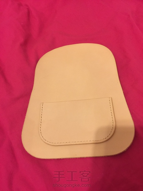 手工皮包 马鞍包 第3步