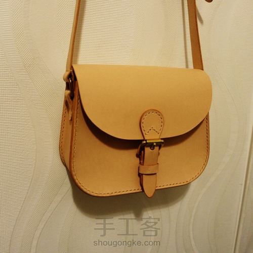 手工皮包 马鞍包 第11步