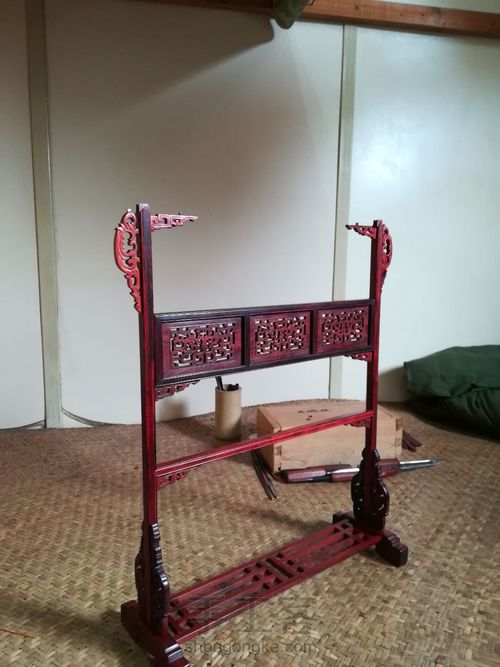 紫檀笔挂 第10步