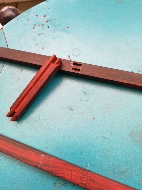 紫檀笔挂 第3步