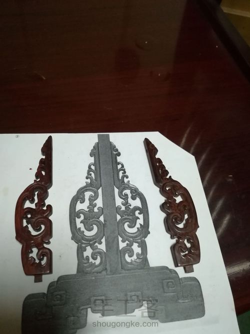 紫檀笔挂 第9步