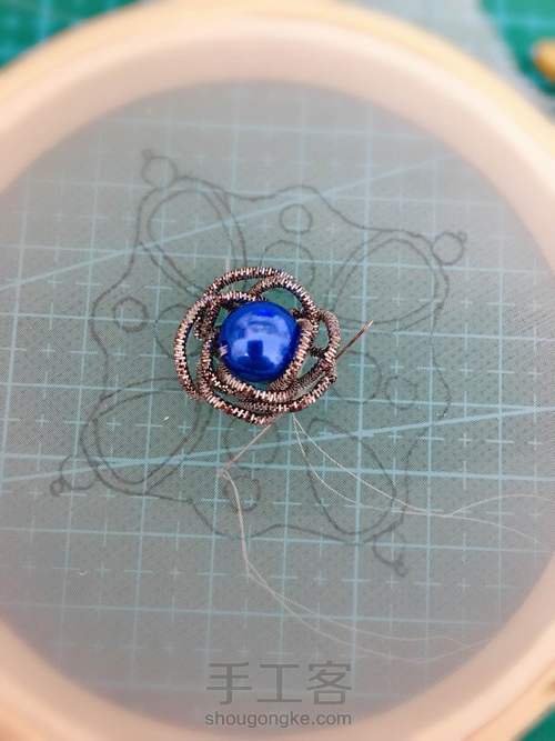 法式珠绣—巴洛克风格 第3步