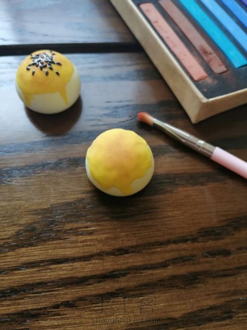 超简单蛋黄酥 第5步