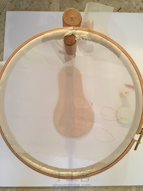 手残党的第二个法式钉珠昆虫 第3步