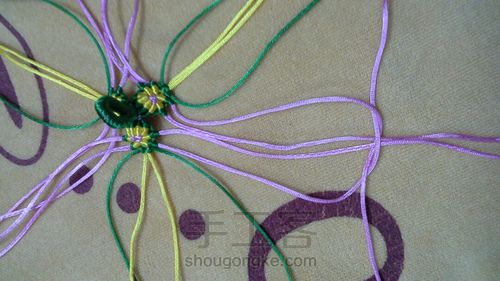 青花瓷柱钥匙链 第23步