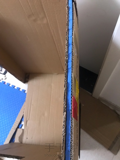 宝宝喜欢的可爱圣诞小纸屋玩具小房子 第5步