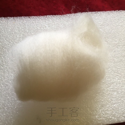 毛毡猫头制作 第1步