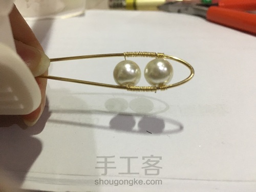 简单的汉服发饰珠簪 第4步