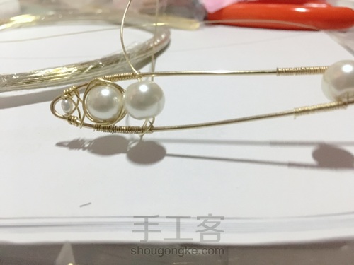 简单的汉服发饰珠簪 第7步