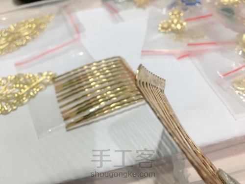 汉服发饰发梳 第2步