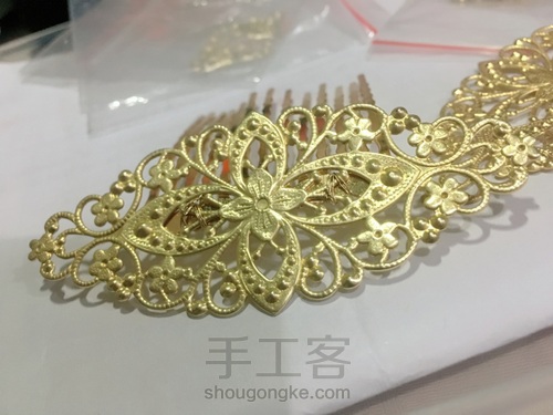 汉服发饰发梳 第4步