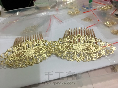 汉服发饰发梳 第5步