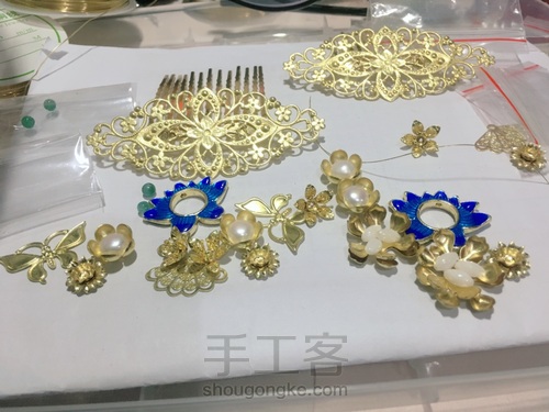 汉服发饰发梳 第6步