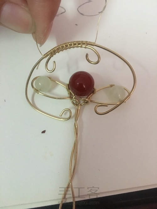 绕线古风发簪 第5步