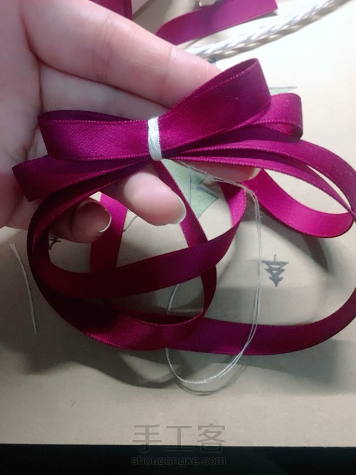 小仙女蝴蝶结发饰 第5步