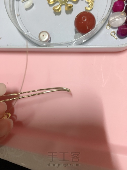 古风汉服配饰发钗 第2步