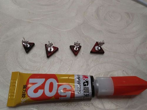 紫檀小耳钉 第8步