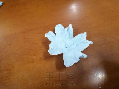 皱纹纸花（单花篇） 第11步