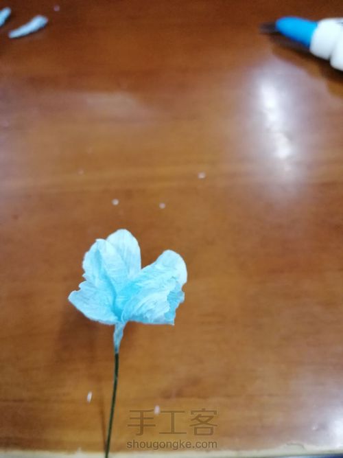 皱纹纸花（单花篇） 第13步