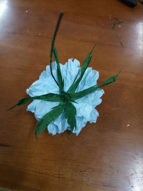 皱纹纸花（单花篇） 第19步