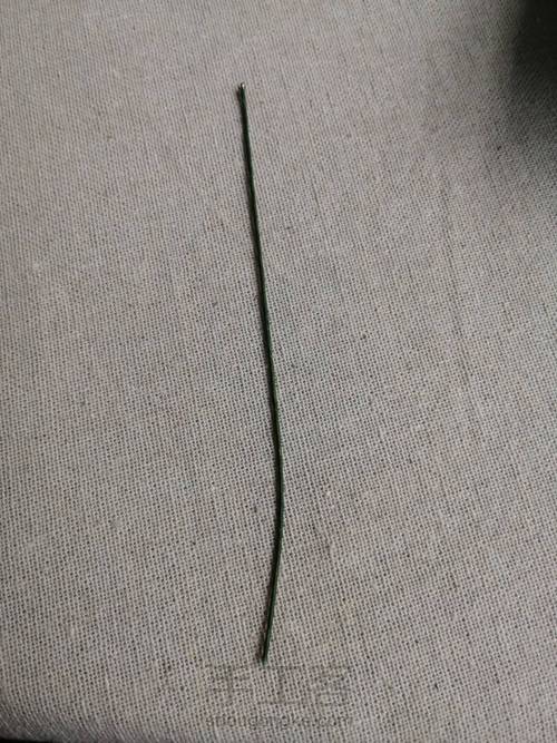 皱纹纸花(叶杆篇) 第1步