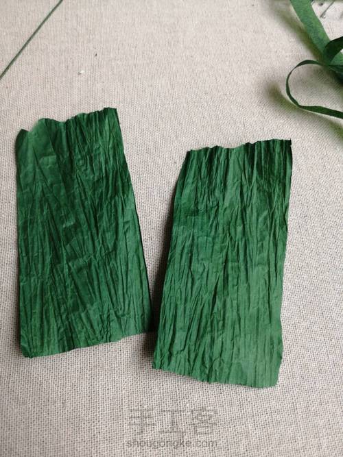 皱纹纸花(叶杆篇) 第5步