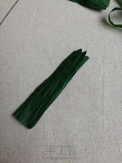 皱纹纸花(叶杆篇) 第6步