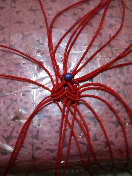 六芒星耳环 第12步