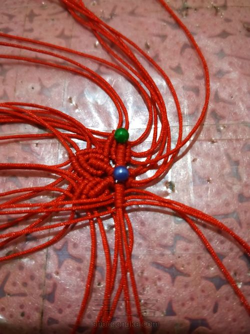 六芒星耳环 第17步