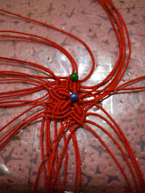 六芒星耳环 第21步