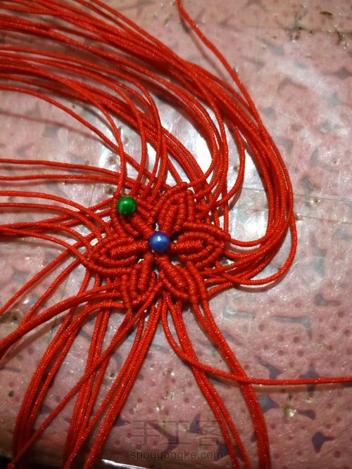 六芒星耳环 第23步