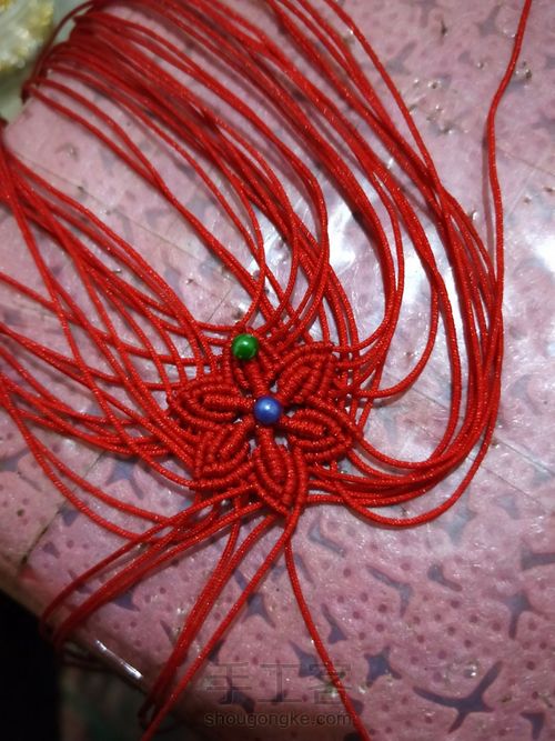 六芒星耳环 第25步