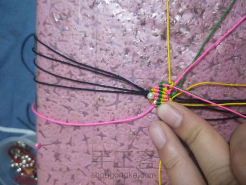 双鱼座手链 第13步