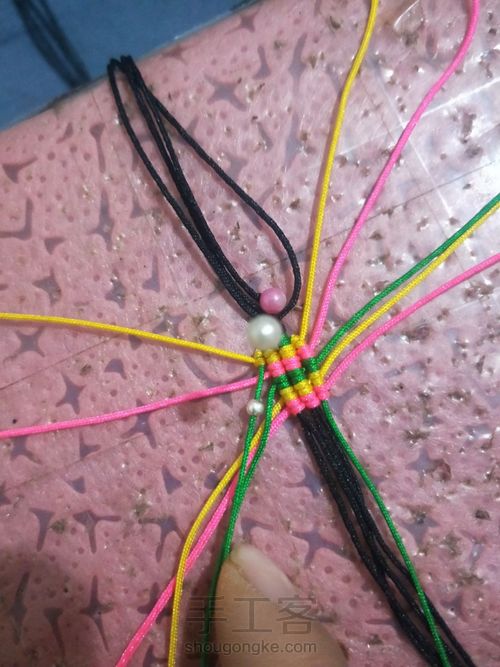 双鱼座手链 第8步