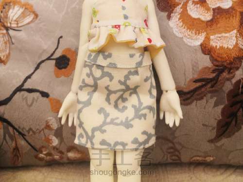 bjd imda3.0简单小裙子 第8步