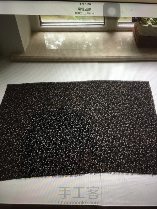 雪纺连衣裙 第1步