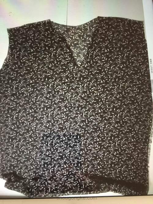 雪纺连衣裙 第2步