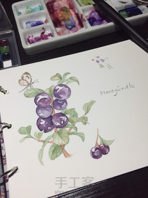 咸鱼萌新瞎画水彩③ 第5步