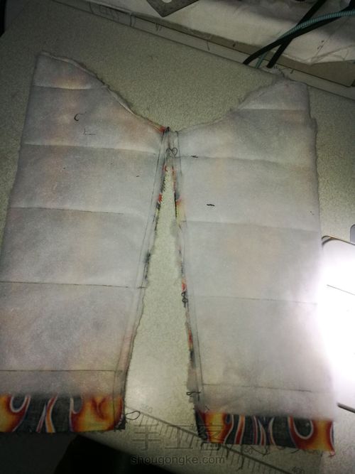 男童立领棉衣制作 第18步