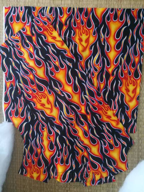 男童立领棉衣制作 第3步