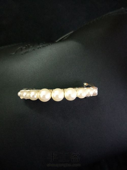 [串珠]珍珠发夹～简单版 第11步